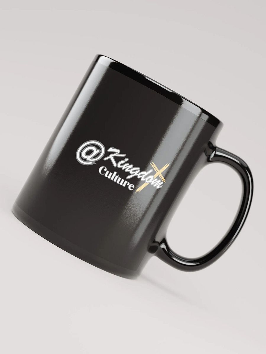 Royal Crowned Black Glossy Mug product image (8)