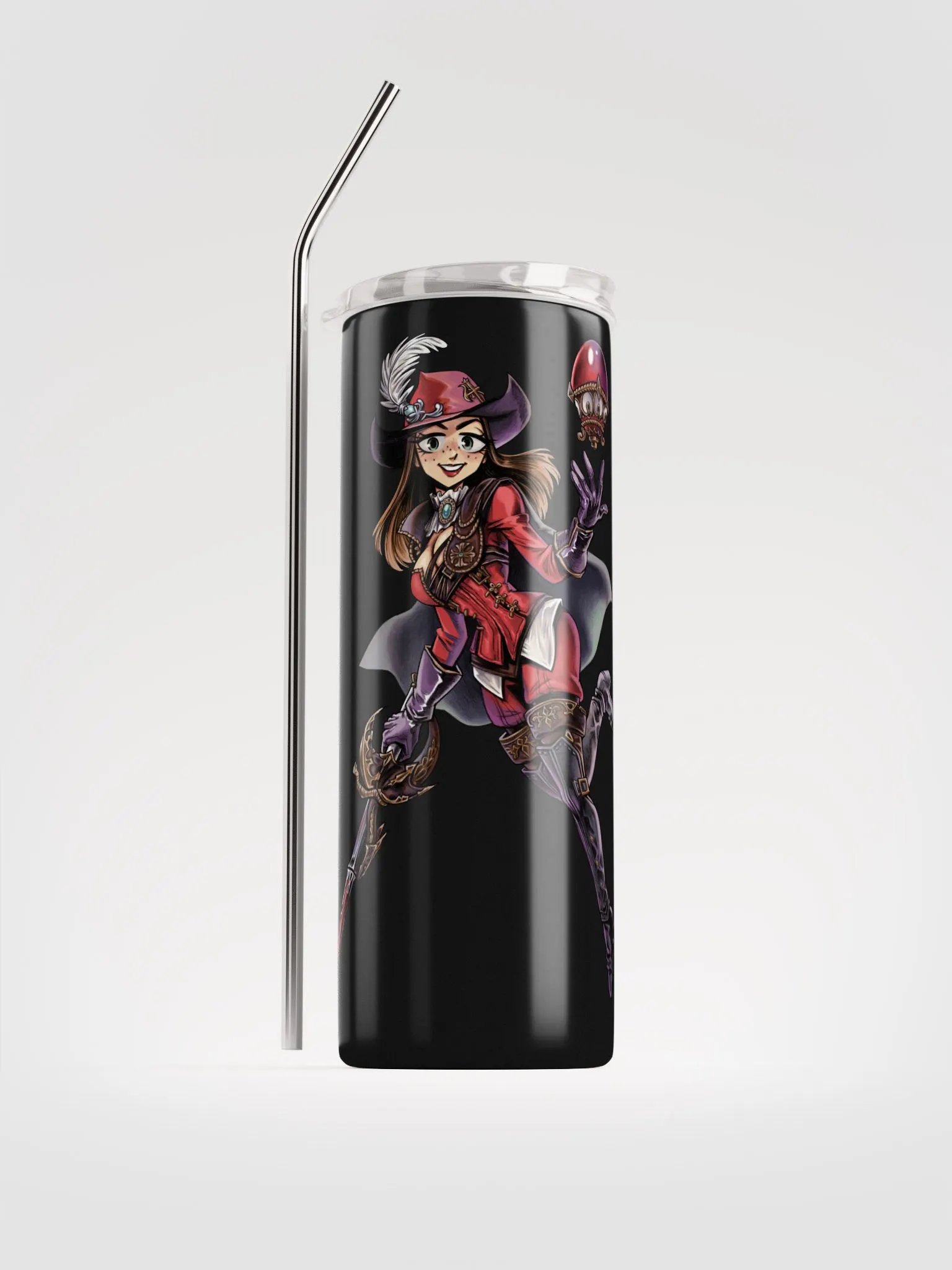 neon X Red Mage Tumbler product image (1)