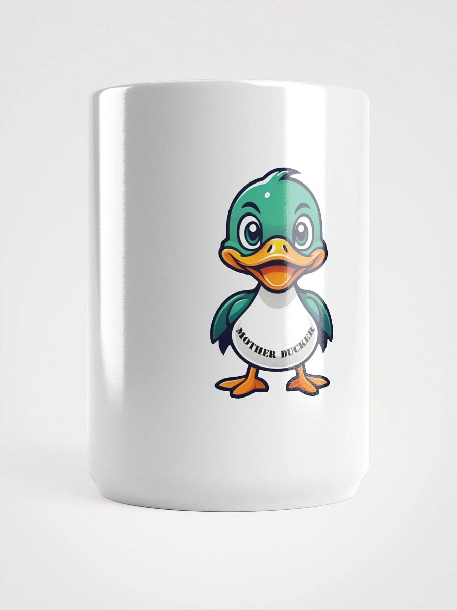 Mother Ducker White Glossy Mug product image (5)