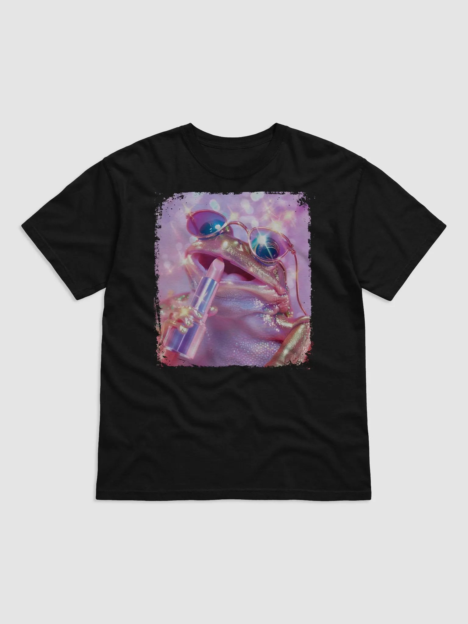Lipstick Frog Aesthetic Tee product image (1)