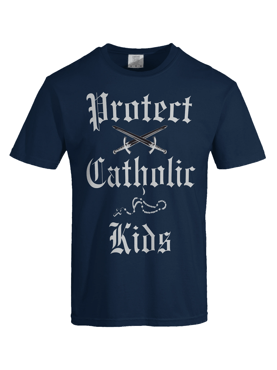 Protect Catholic Kids - T Shirt - Navy product image (7)