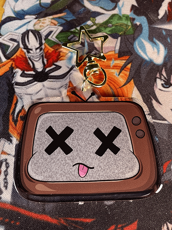deadpixel TV Star Epoxy Acrylic Keychain product image (3)