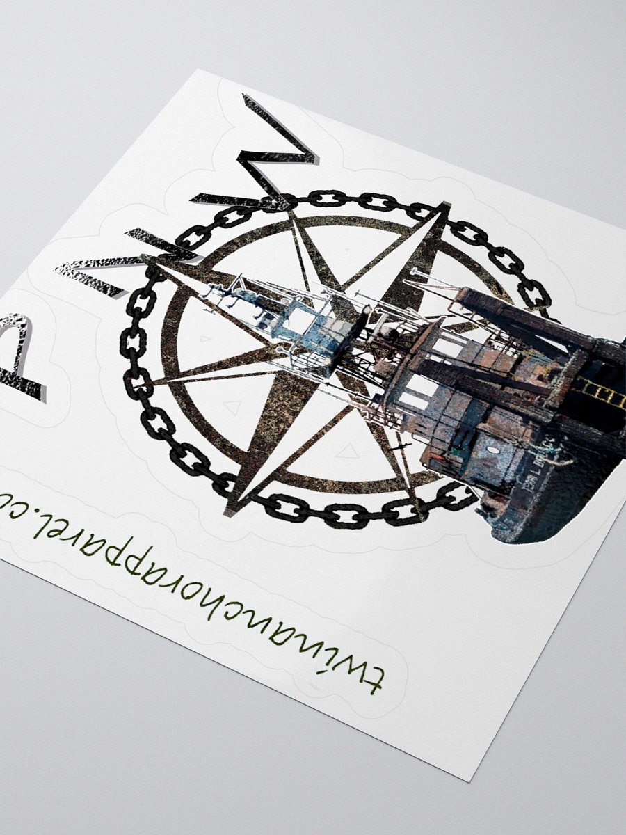 PNW Compass Rose Terri L. Brusco Kiss Cut Stickers product image (3)