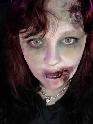 Zombie week!! Let's play some horror games! #zombiemakeup #halloweenmakeup #tiktoklive 