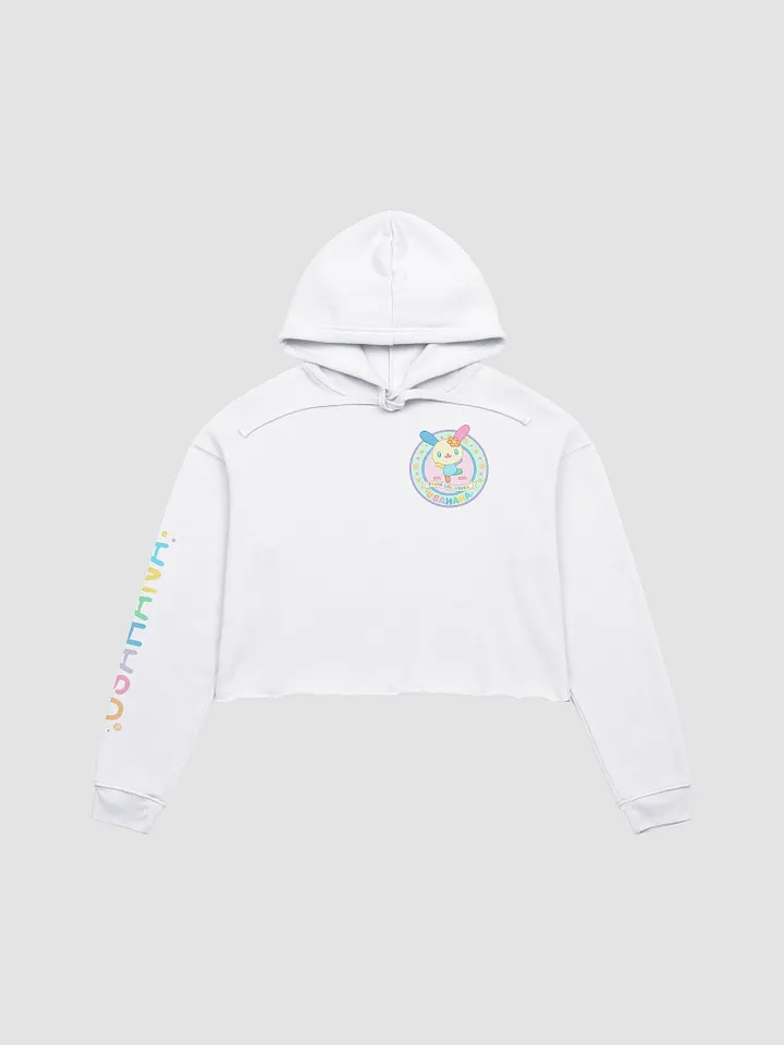Rainbow Bunny Cropped Hoodie product image (2)