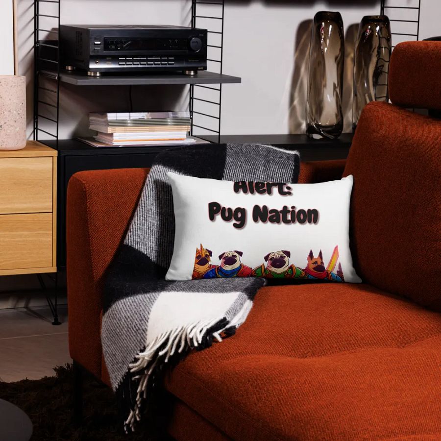 Pug Nation Warrior Pillow Case product image (26)
