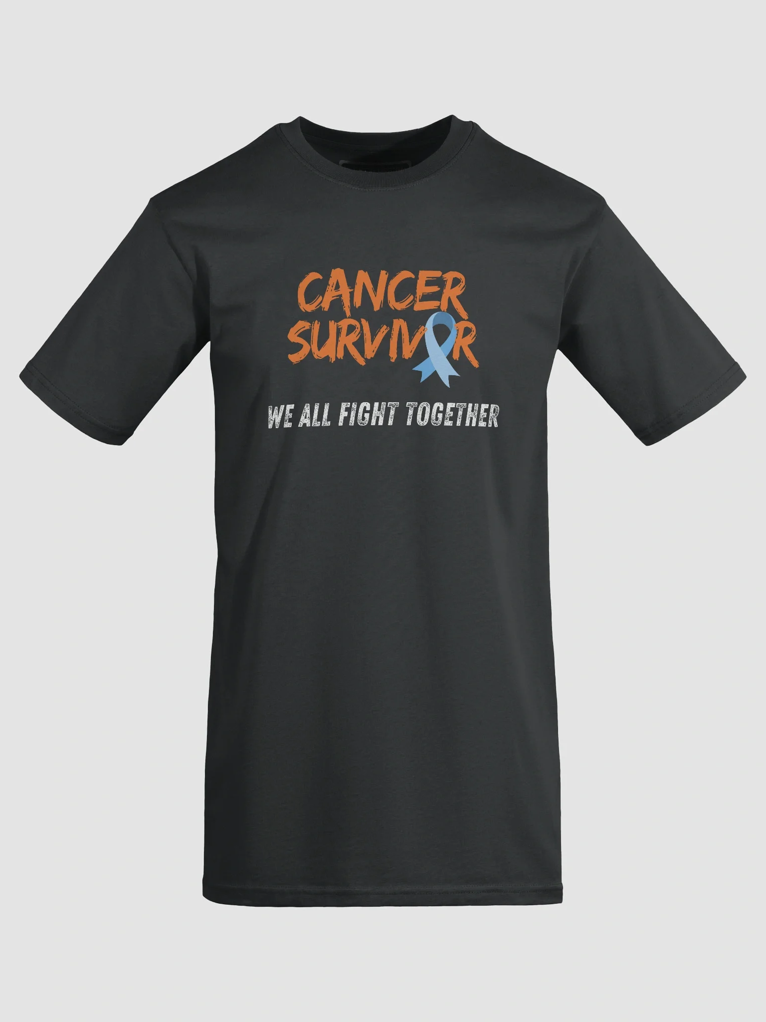 Cancer Survivor - We All Fight Together Premium Tee - Orange Print product image (7)