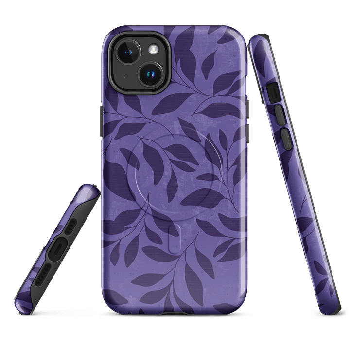 Midnight Foliage Purple MagSafe Tough Case for iPhone product image (2)