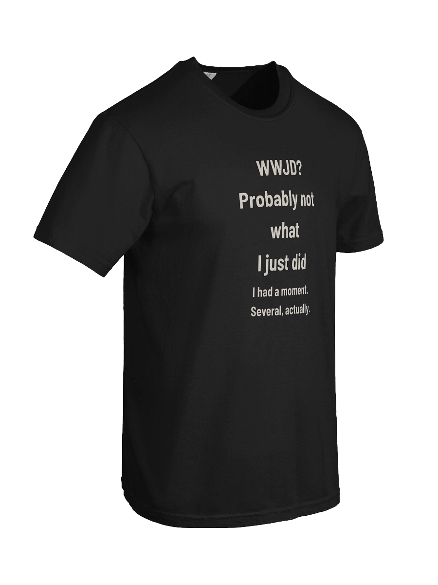 WWJD? Probably Not What I Just Did | Funny Christian Moment T-Shirt product image (93)