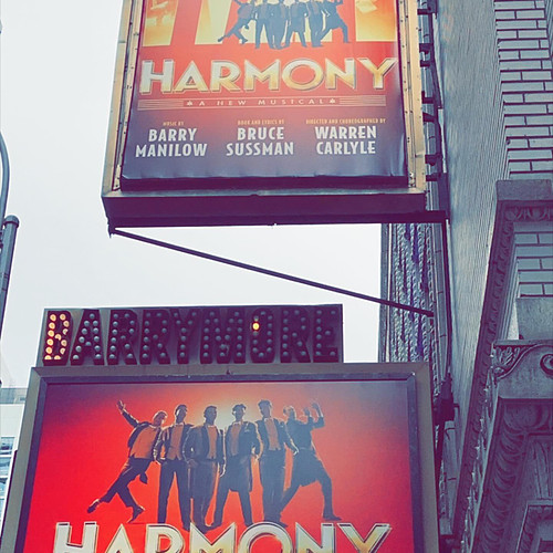 Harmony: Previews. Second time seeing this! :) finally it’s on broadway! :)