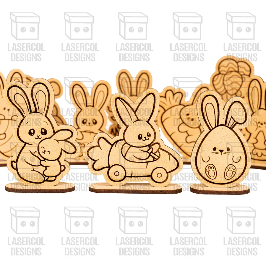 Easter Cutouts With Base Set 8 - Laser Cut Files product image (2)