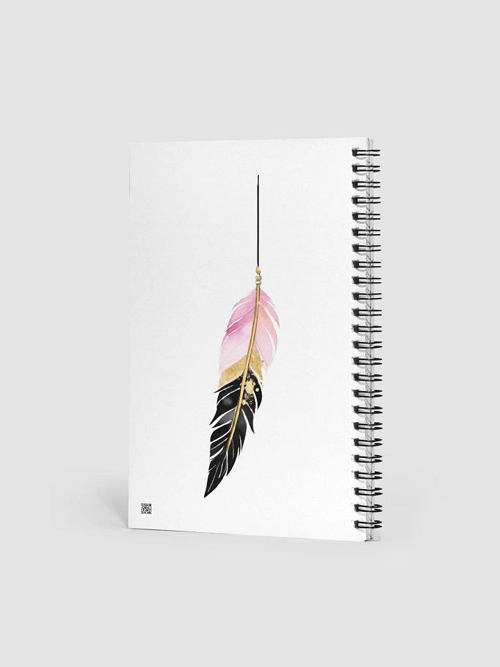 Gold Glitter Medicine Shield Bear Spiral Notebook product image (2)