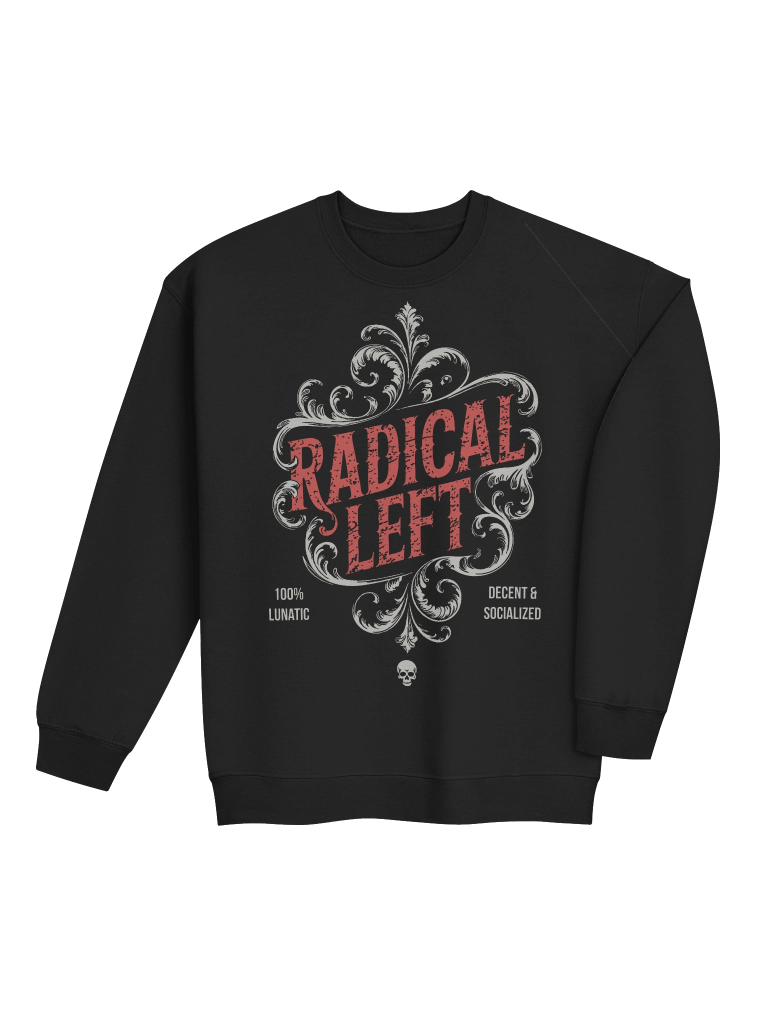 Radical Left Lunatic Old School Tattoo Sweatshirt product image (24)