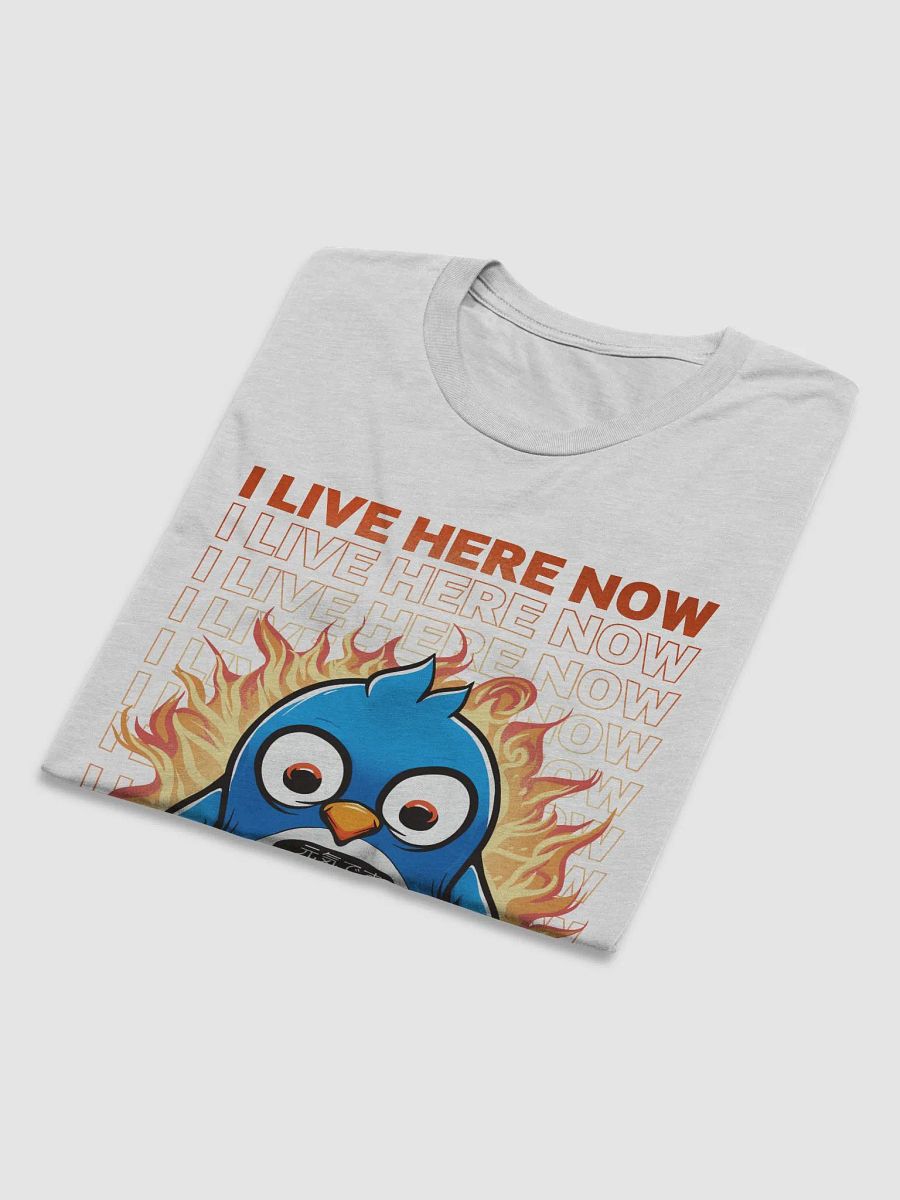 I live here now - genki desu triblend t-shirt product image (6)