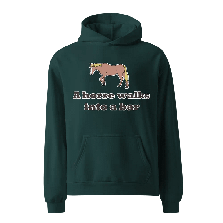 A Horse Is Slapped Onto A Hoodie product image (1)
