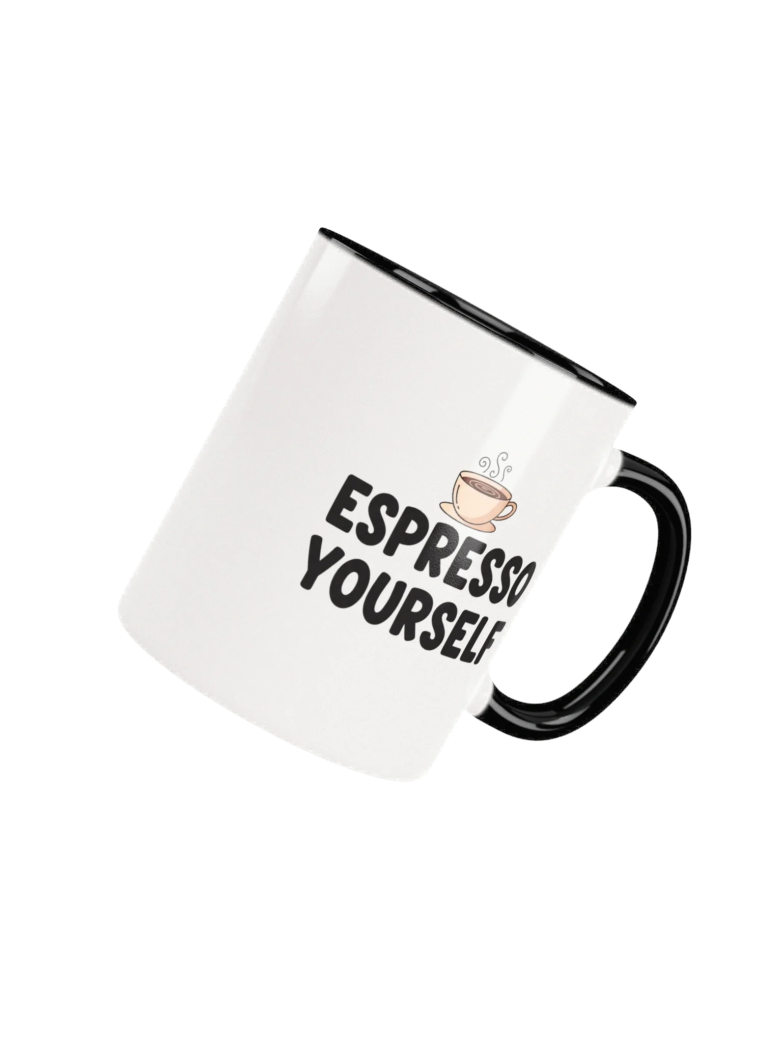 Espresso Yourself Coffee Mug – Funny, Motivational Ceramic Cup for Coffee Lovers | Perfect Gift for Espresso Addicts product image (4)