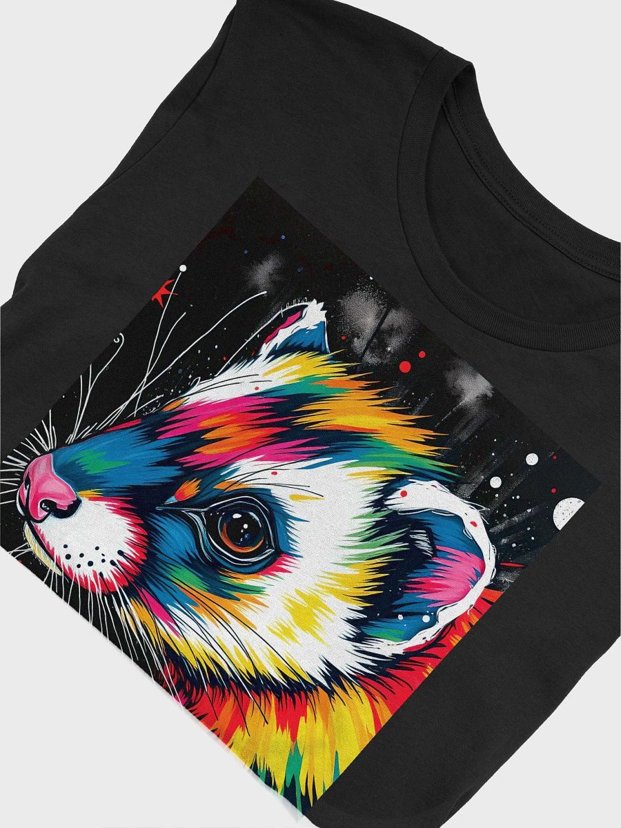 Rainbow Ferret, Iconic Softness T-Shirt product image (5)