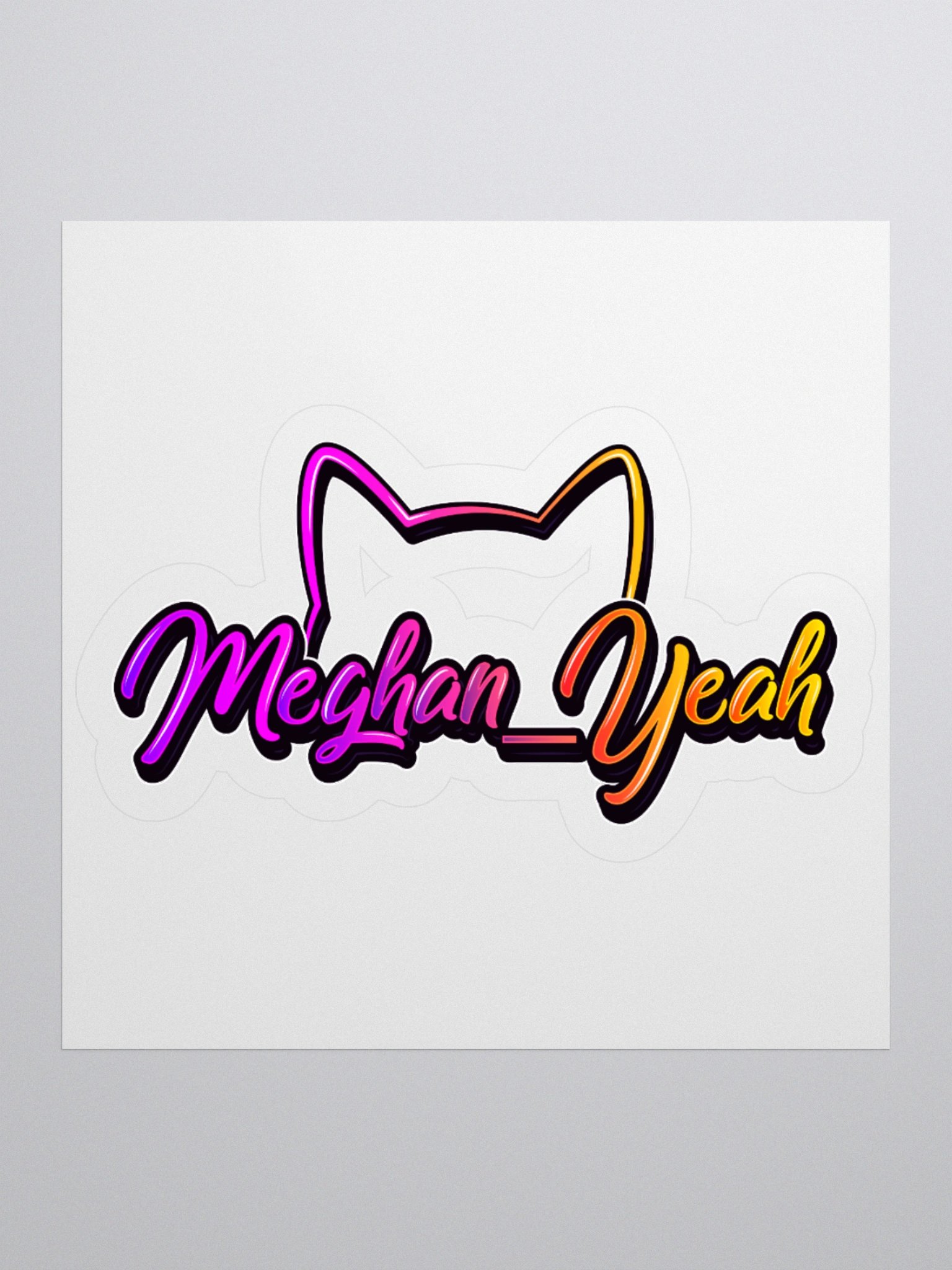 Meghan Yeah Sticker product image (2)