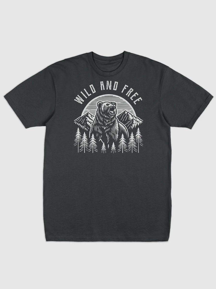 Vintage Grizzly T-Shirt - Wild and Free Design product image (1)