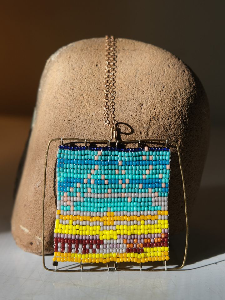 BEAD WEAVE PENDANT product image (1)