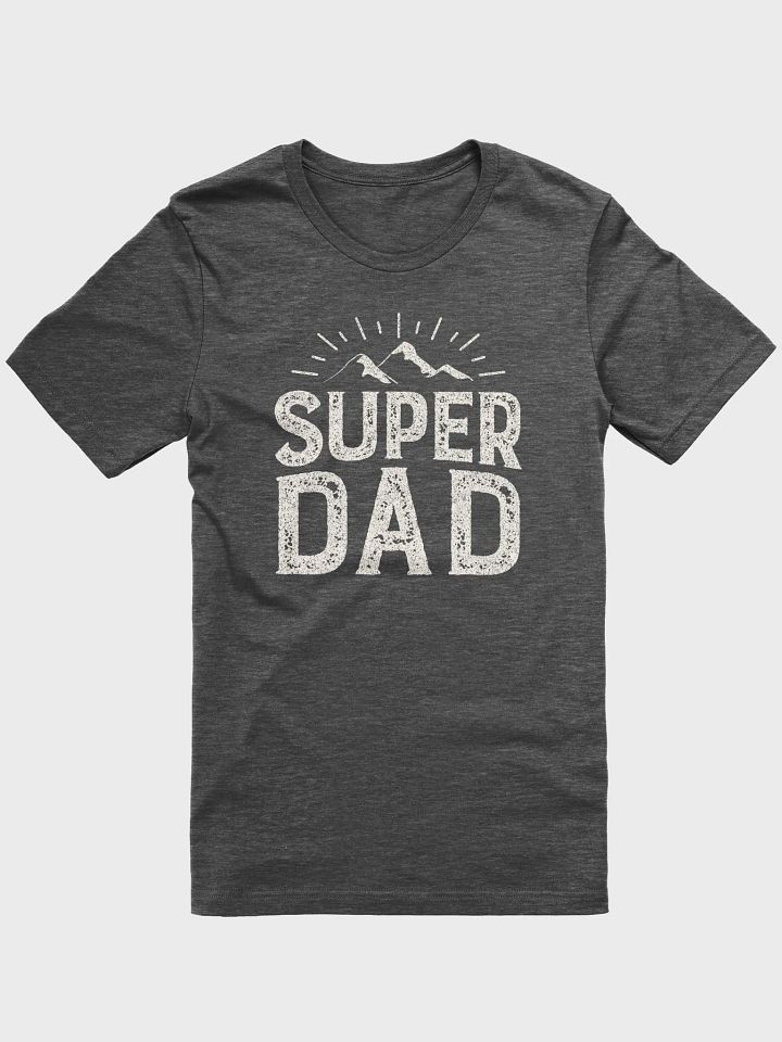 Super Dad Mountain - Unisex T-shirt Bella Canvas 3001 product image (2)