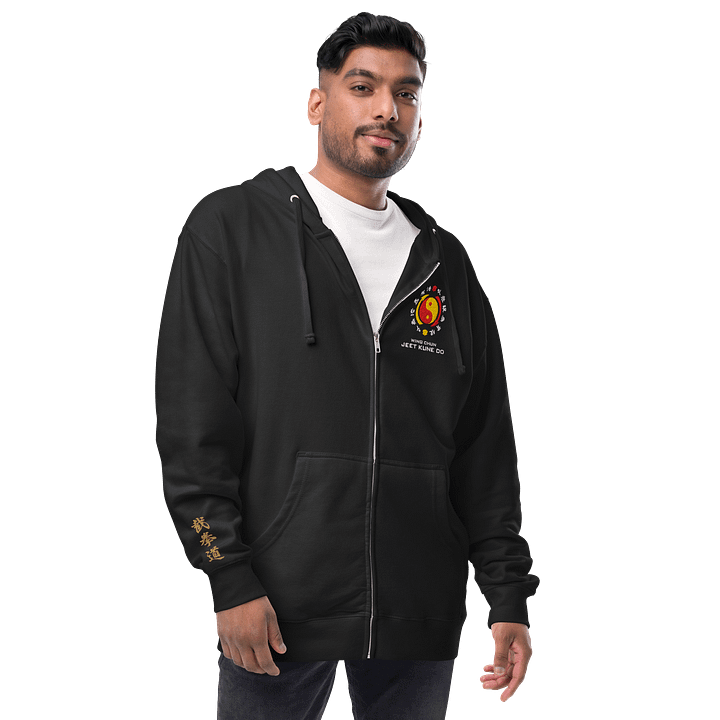 Sifu Nate Wing Chun & Jeet Kune Do Embroidered Zip Hoodie product image (2)