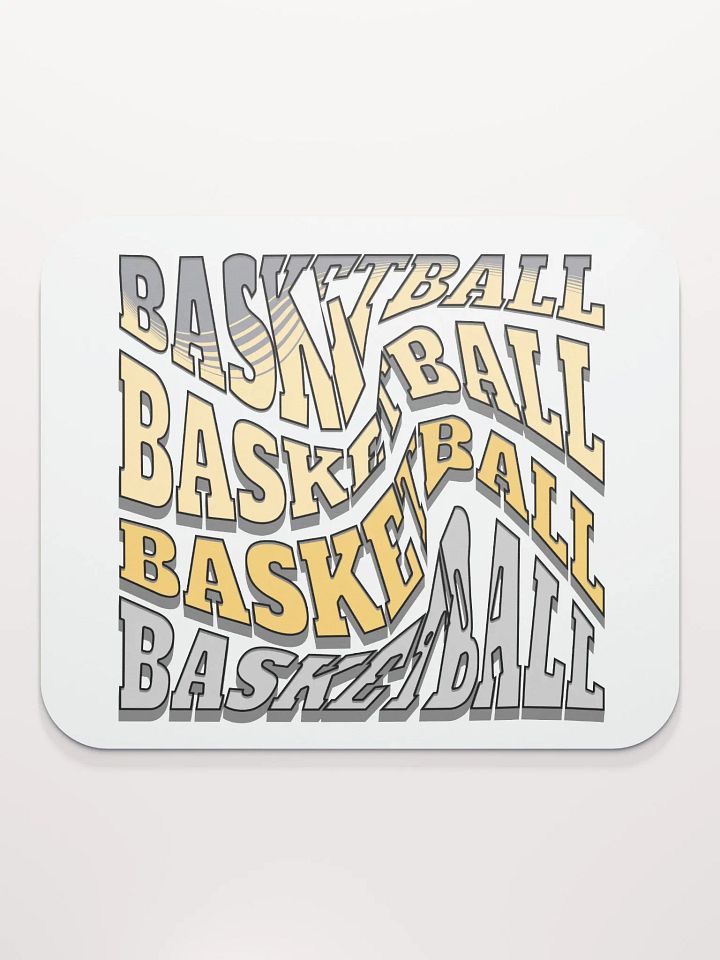 Mess Swirl Basketball Blast Mouse Pad product image (2)