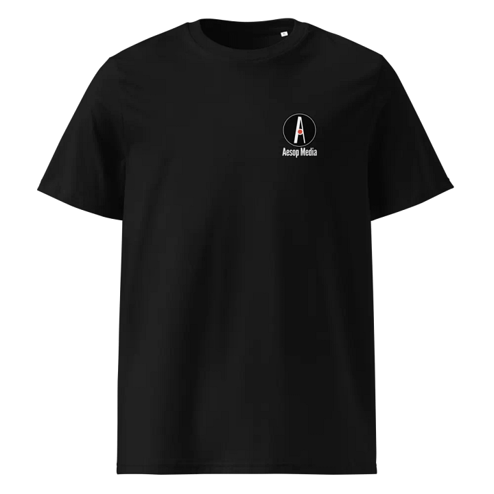 Aesop Media T-Shirt (black organic cotton) product image (1)