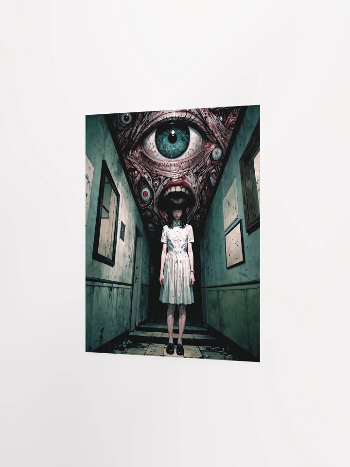 Surreal Nightmare Corridor Matte Poster product image (13)