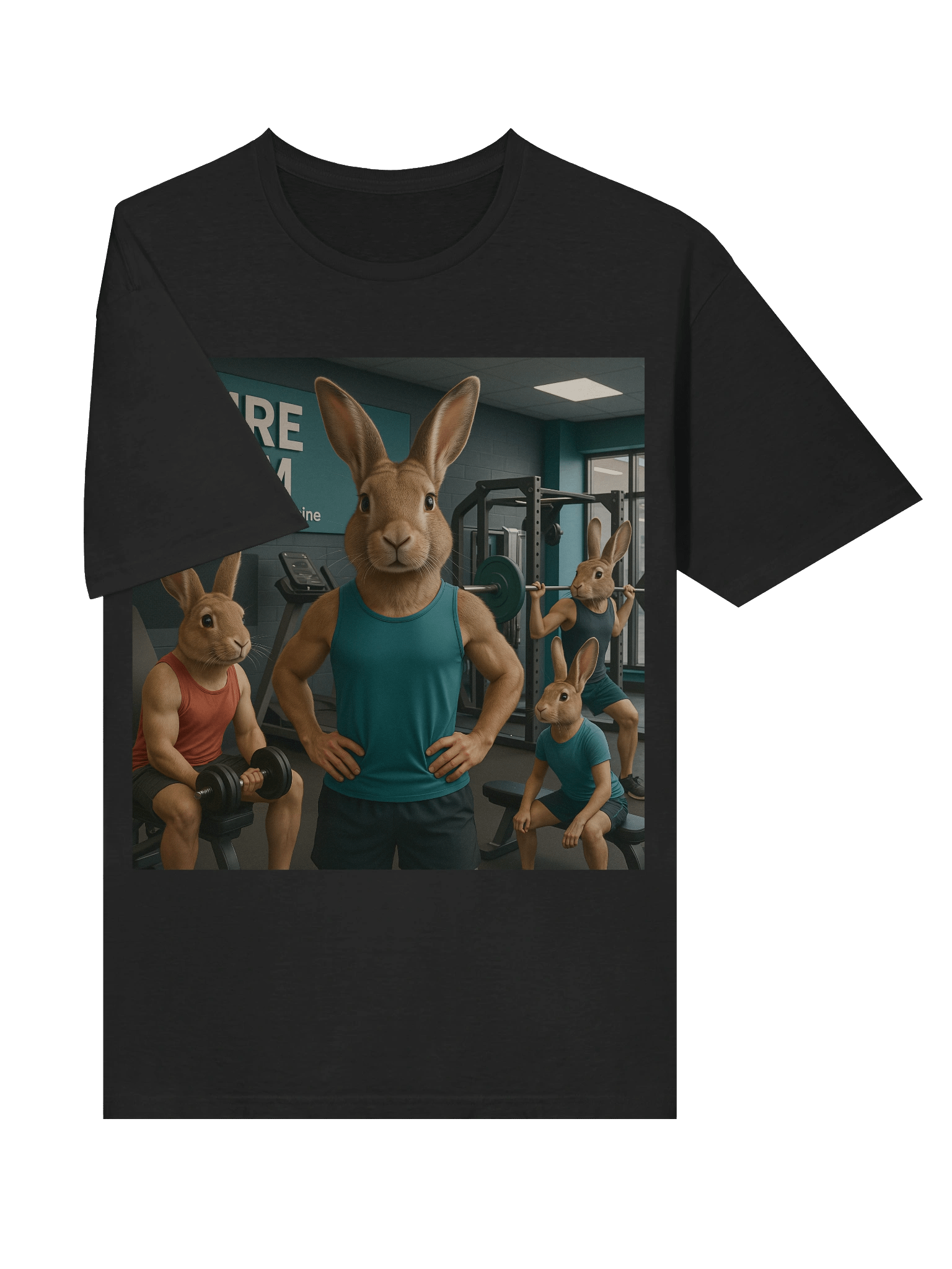 CURE GYM Rabbit Workout T-Shirt product image (37)