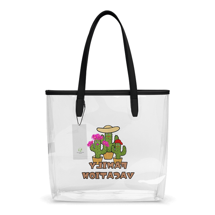 Cactus Family Clear Tote Bag product image (2)