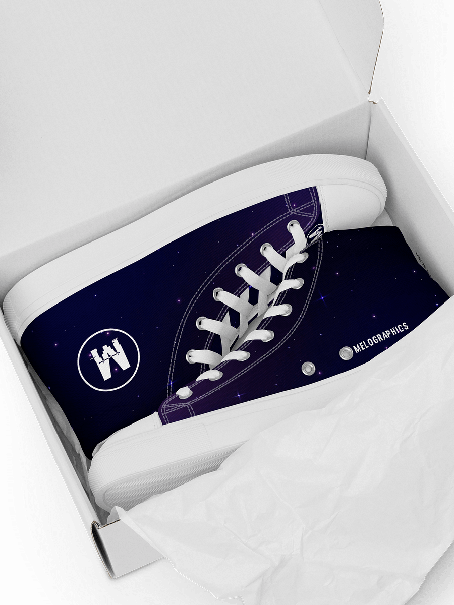 Grape Galaxy Quest - Women's High Tops | #MadeByMELO product image (5)