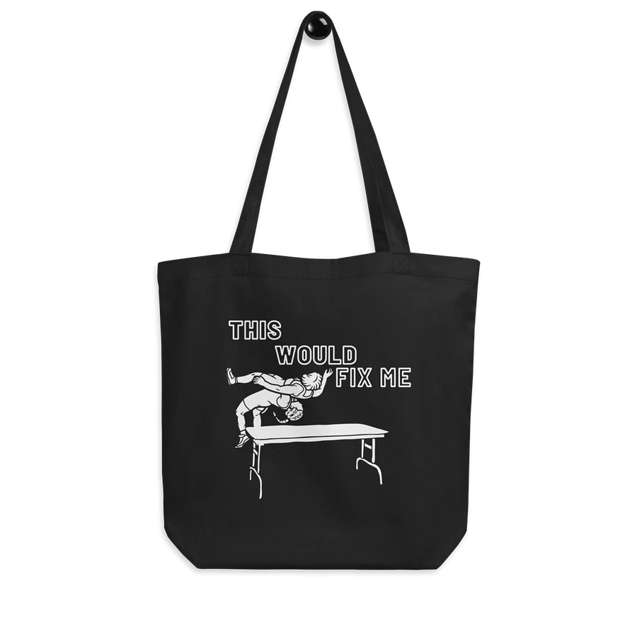 Fix Me White Print Tote product image (2)