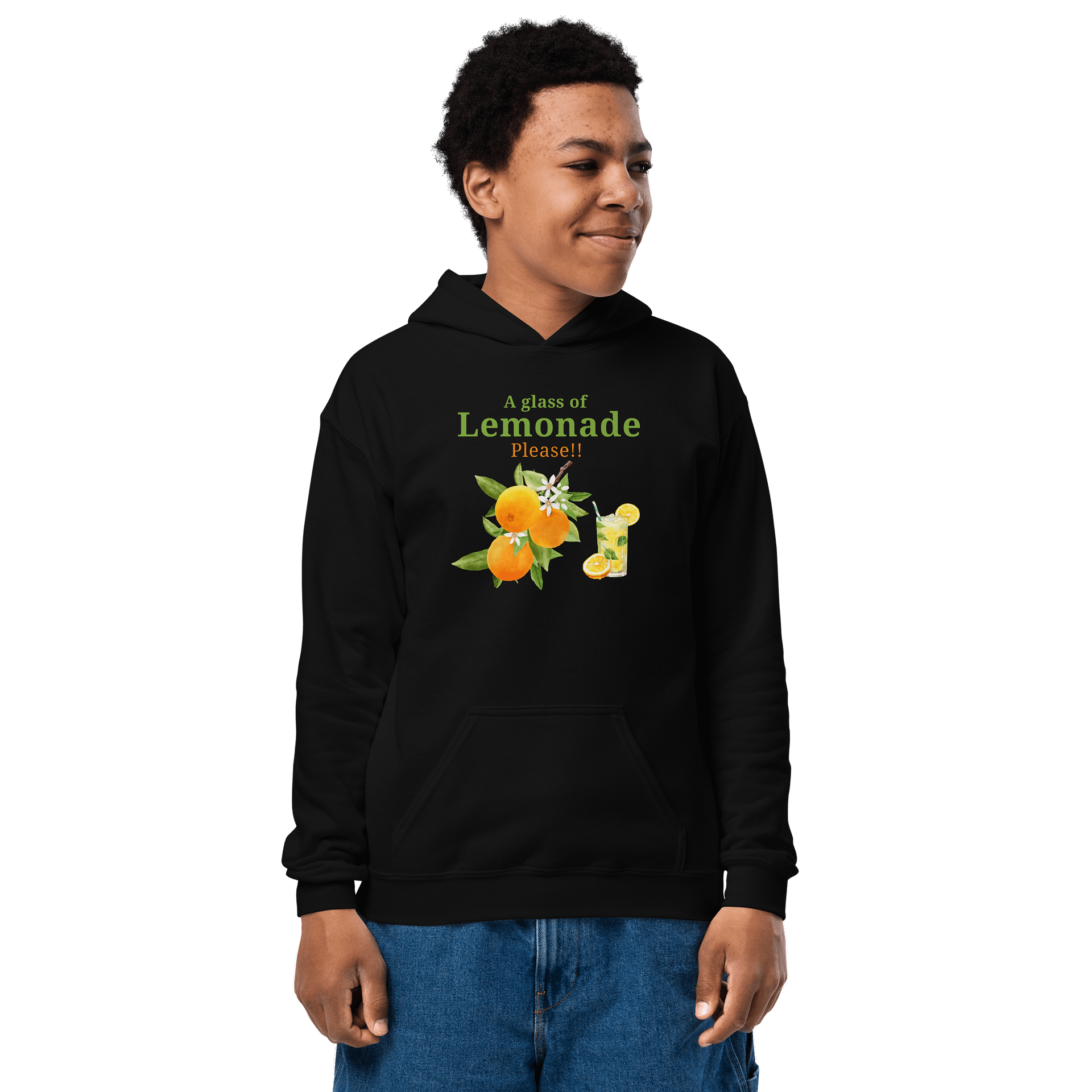 Lemonade Paradise Youth Hoodie product image (1)