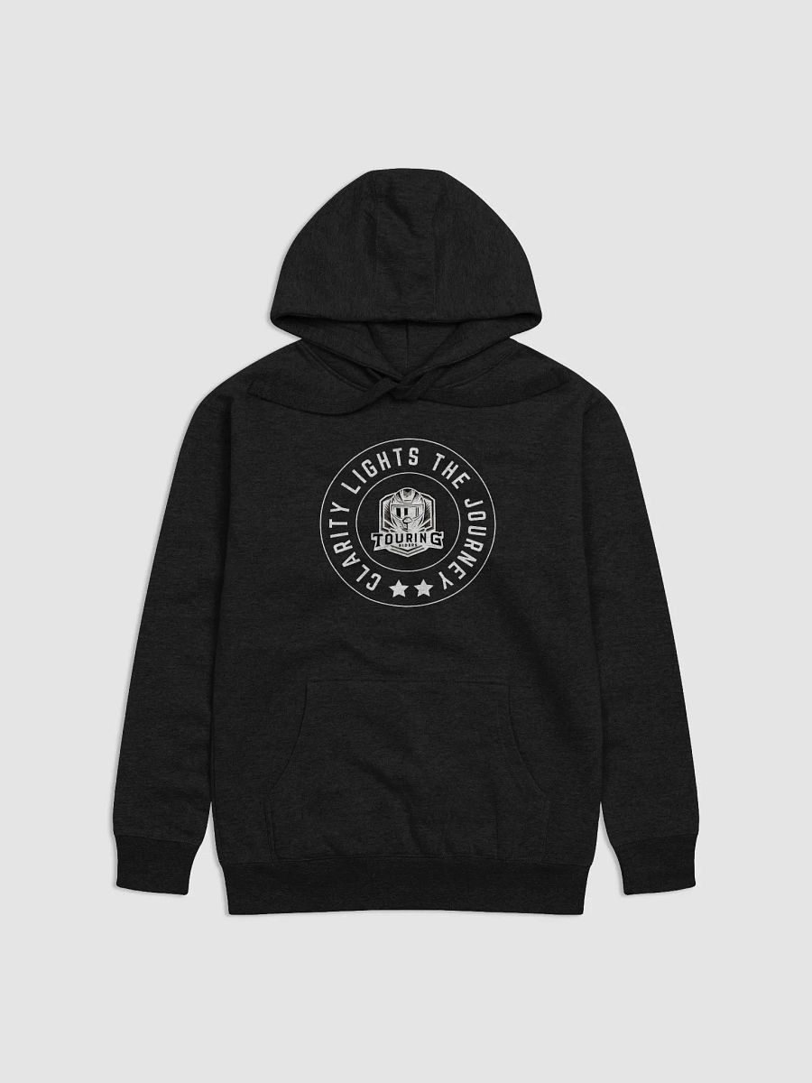 Touring Riders Helmet Logo Hoodie | Clarity lights the journey product image (1)
