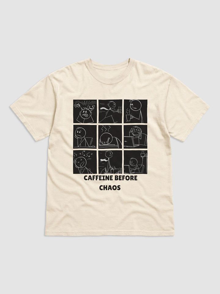 CAFFEINE BEFORE CHAOS T-SHIRT (BLACK) product image (50)