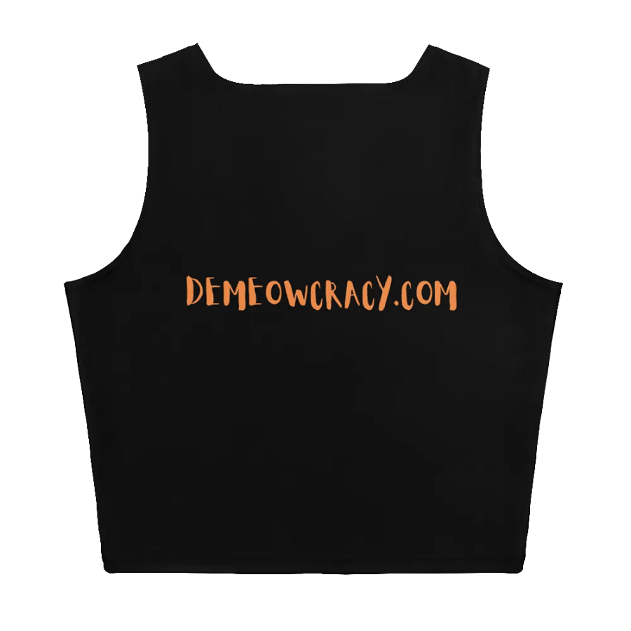 No Orange Diddy Stretchy Black Crop Top product image (6)