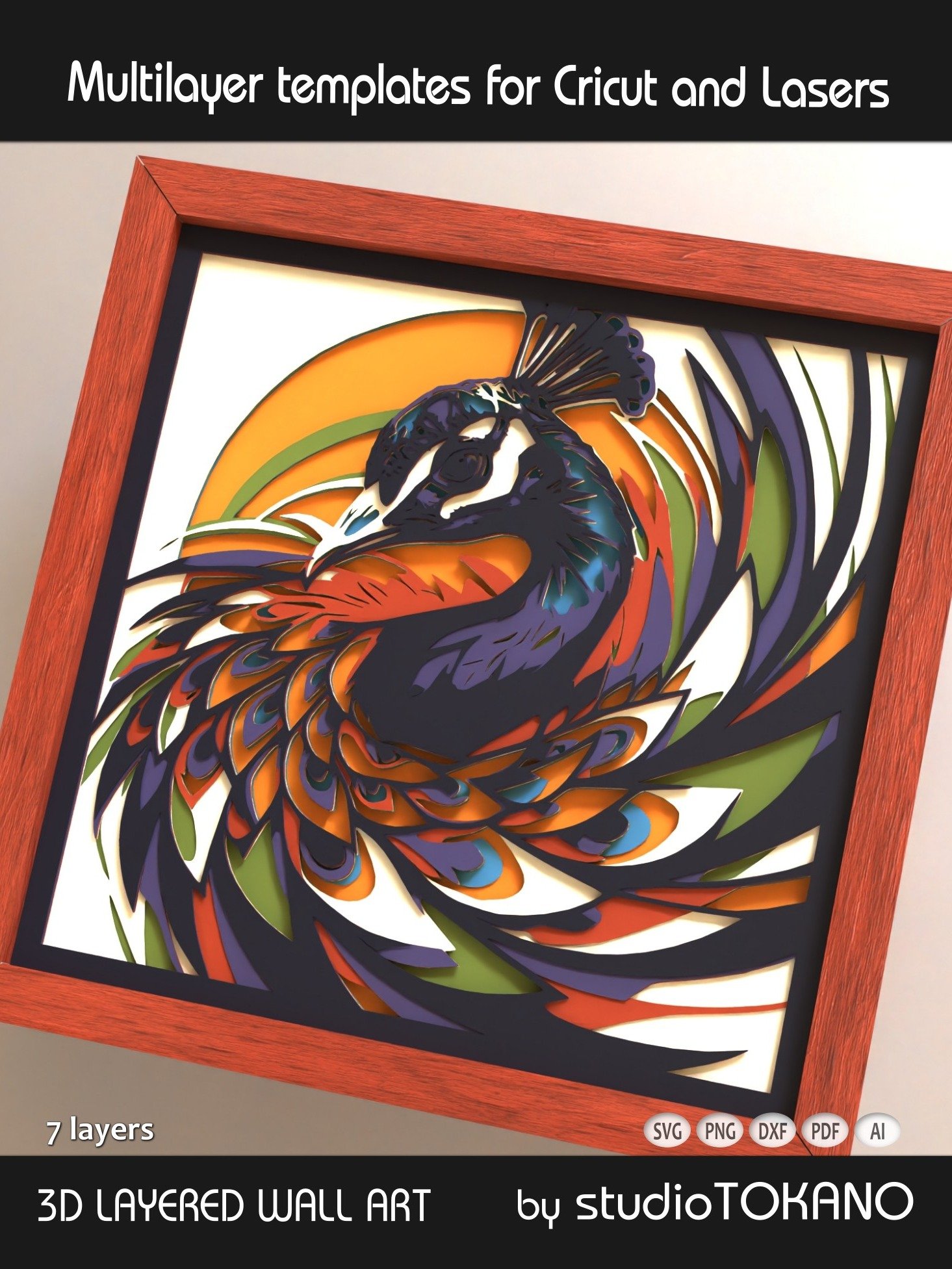 Peacock Cutting Machine File product image (4)