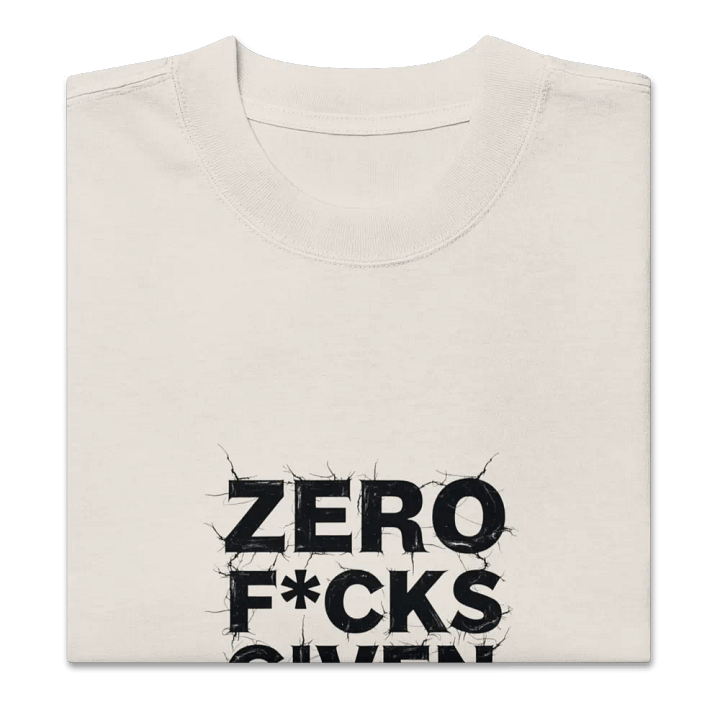 Zero F*ck Tee product image (2)