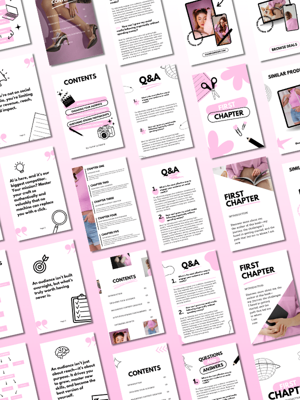 MRR/PLR Feminine eBook Templates product image (2)