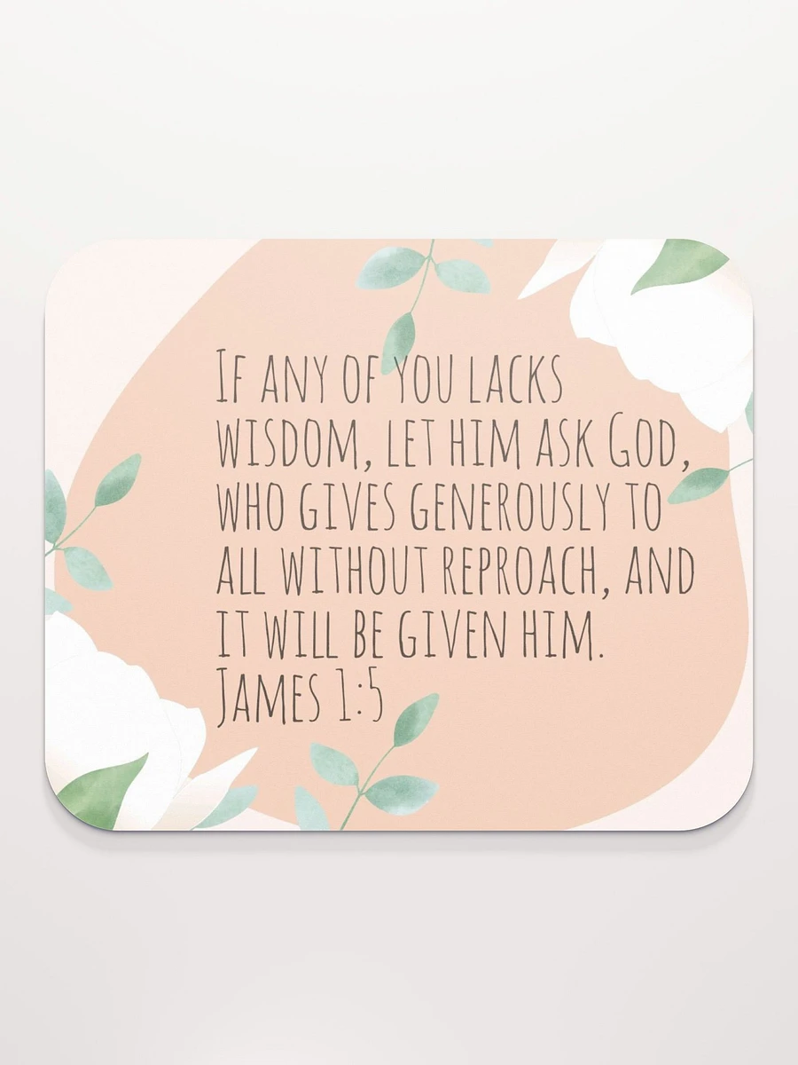 Christian Wisdom James 1:5 Mouse Pad product image (2)