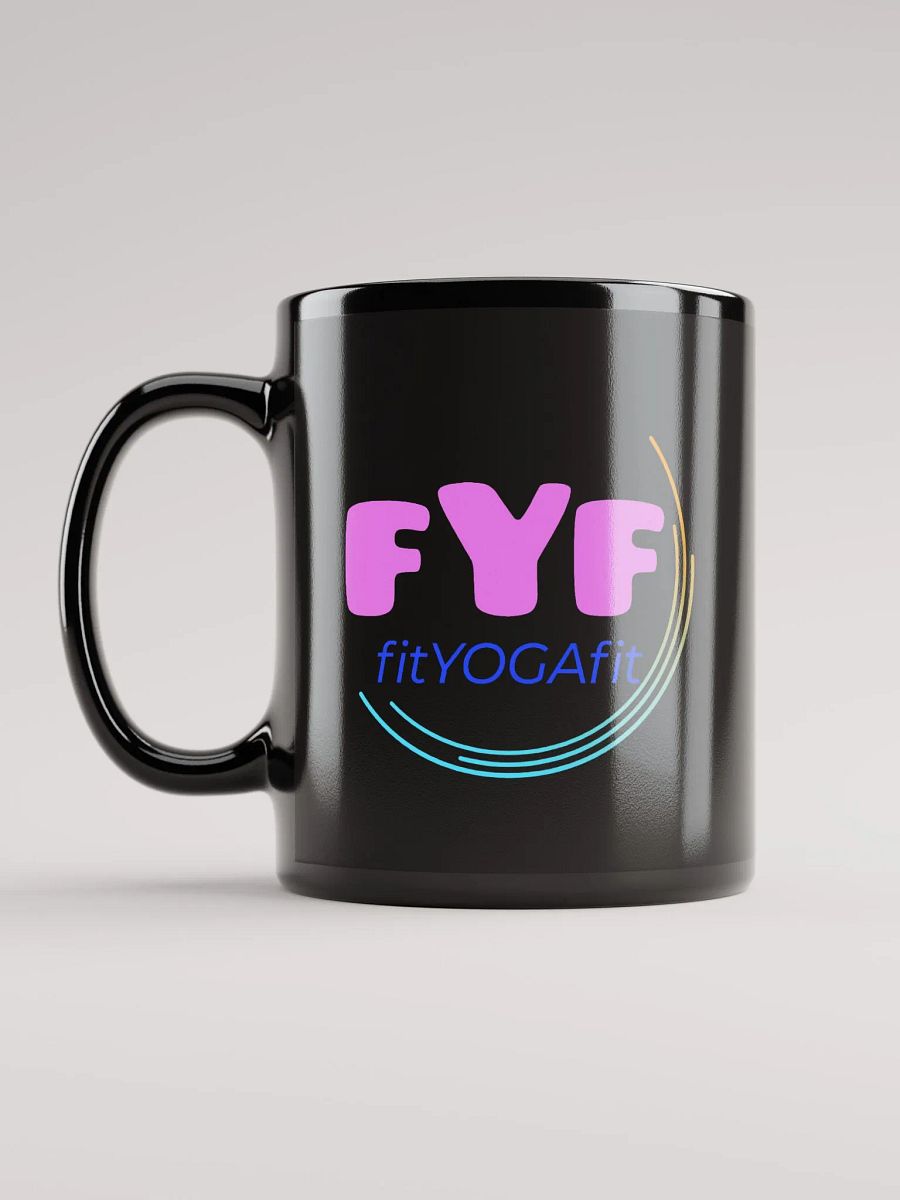 FitYOGAFit Yoga-Inspired Black Coffee Mug product image (12)