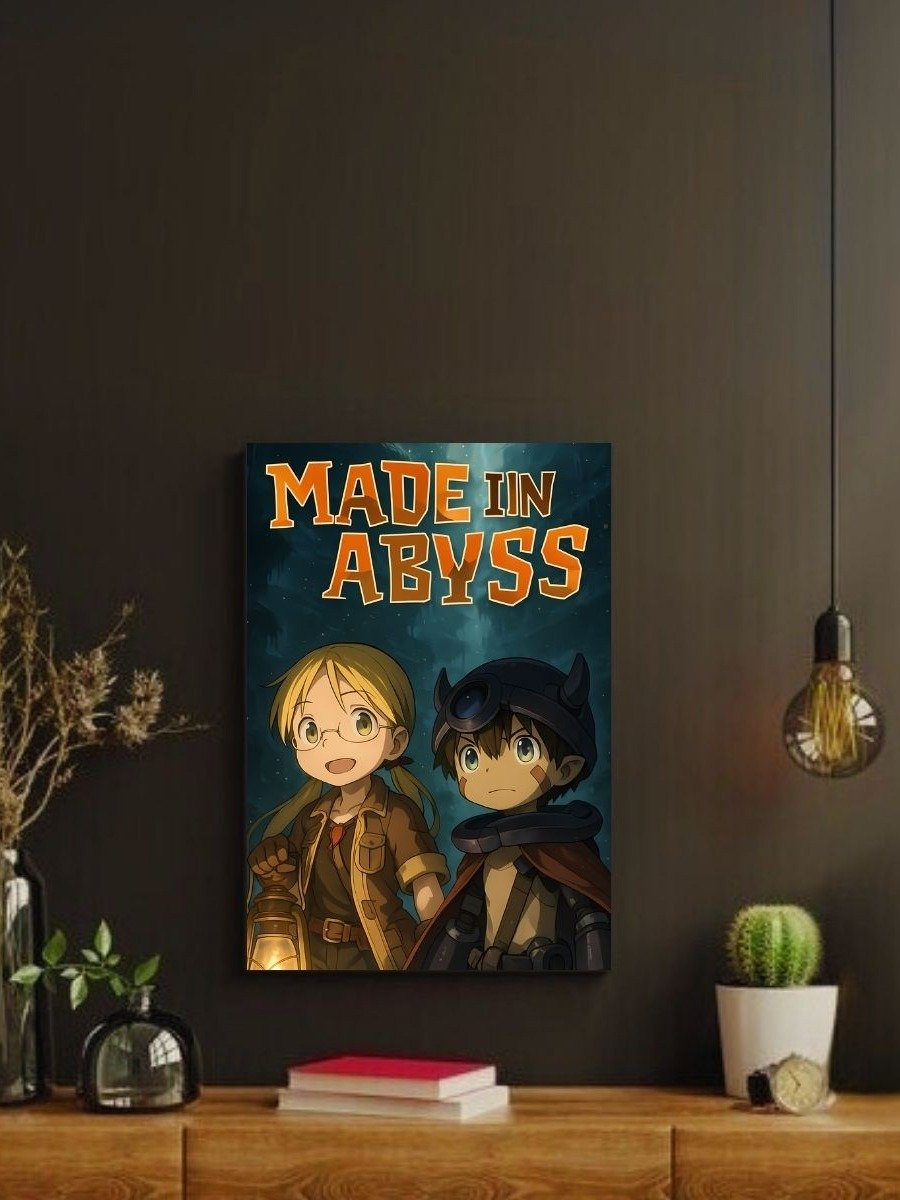Made in Abyss – Riko & Reg Into the Abyss – 8x10 Metal Print product image (2)