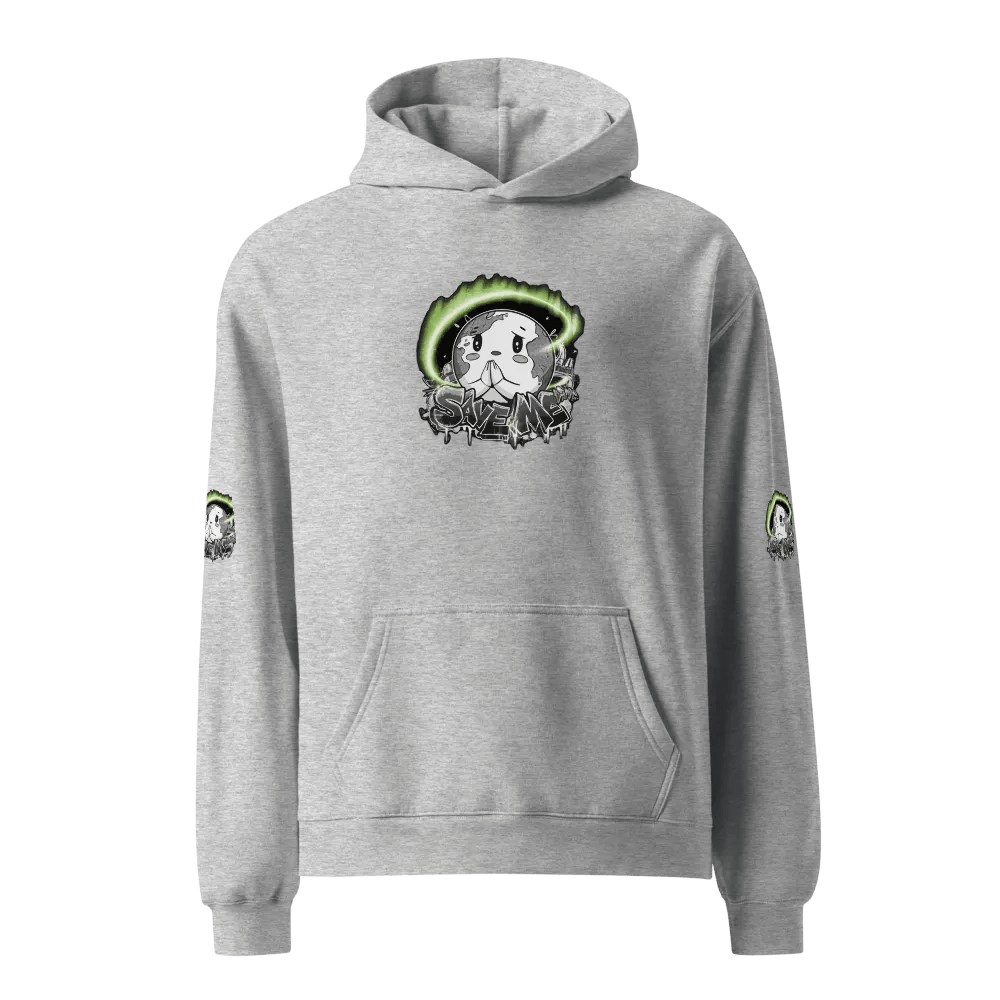 Save Me Unisex Premium Oversized Hoodie | Bold Style for a Greener Future product image (12)