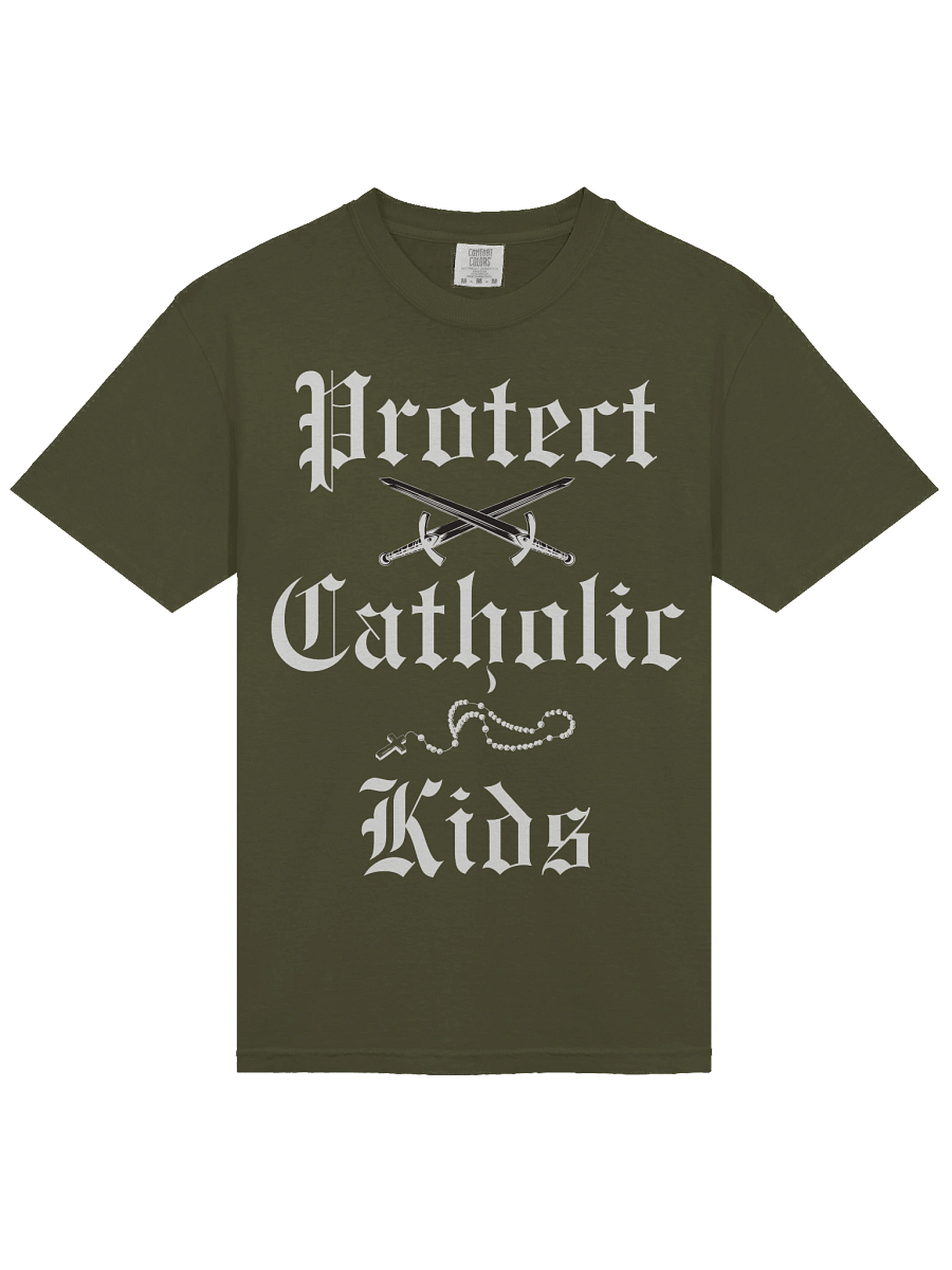 Protect Catholic Kids - T Shirt - Sage product image (3)