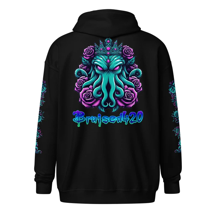 Cthulhu Royalty Hoodie V.2 Zip-Up (Lots of Colors!) (Up to 5xl!) product image (1)
