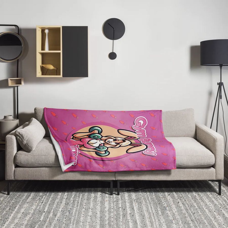 Gym Bunny Trainer Throw Blanket product image (21)