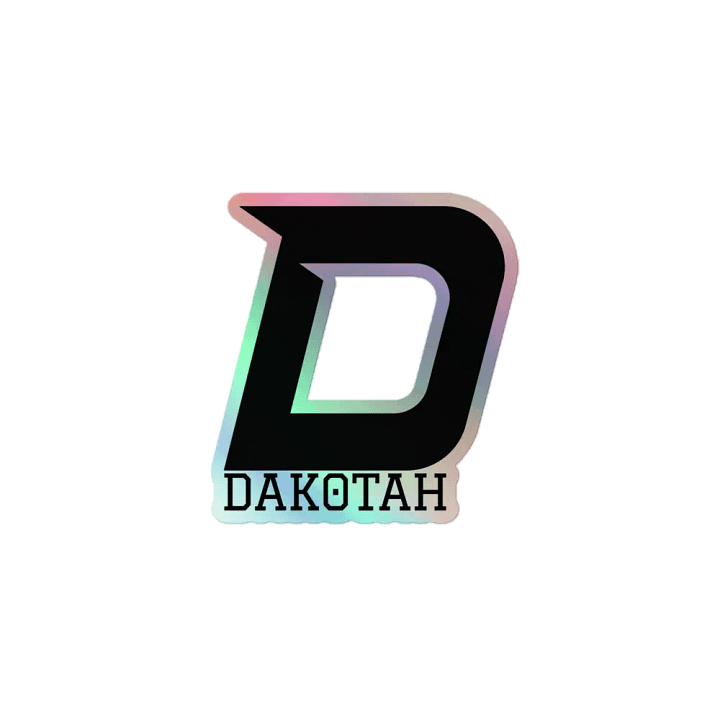 Black D Logo Holo Sticker product image (1)