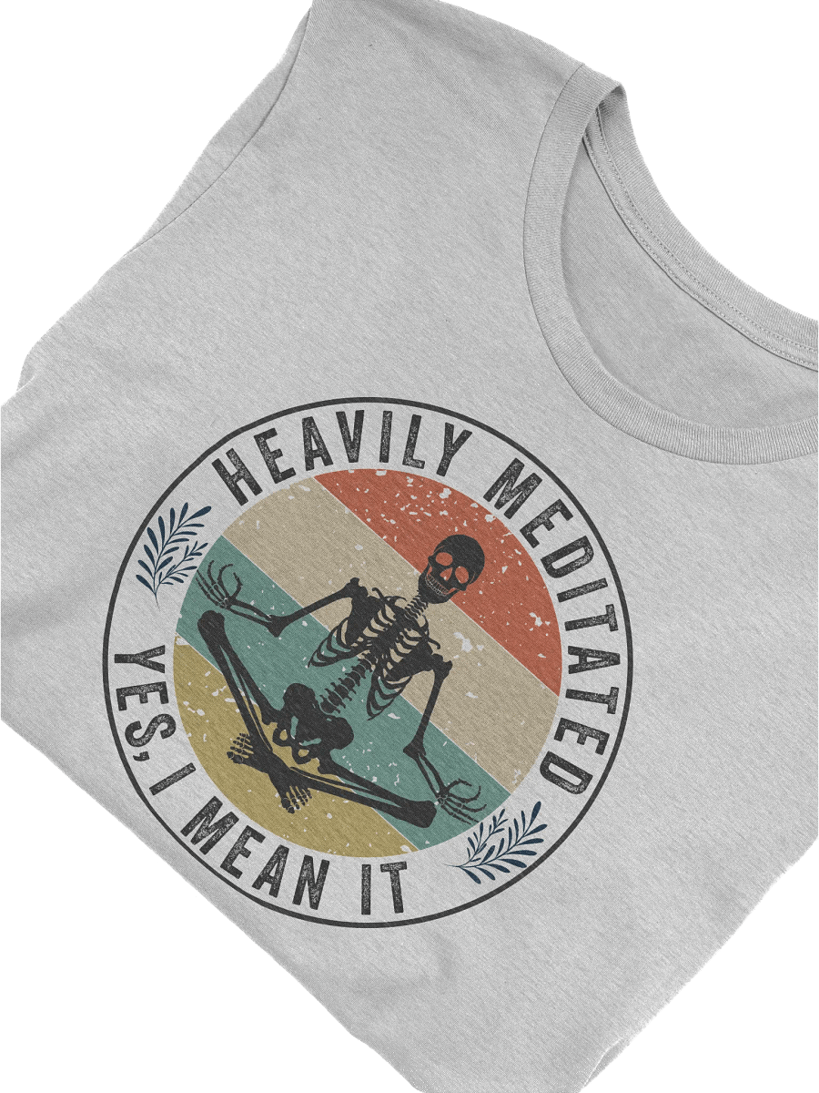 Heavily Meditated Skeleton T-Shirt product image (2)