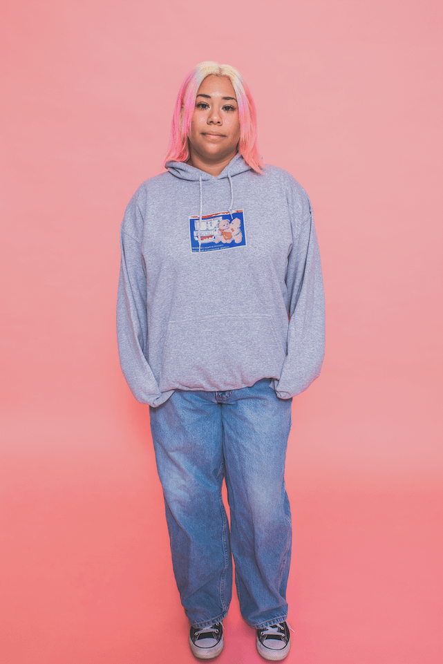 Twin Bears Hoodie - Grey product image (2)